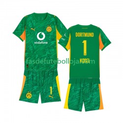 Camisola Guarda-redes 1º Equipamento Borussia Dortmund Gregor Kobel 1 2025-2026 Manga Curta ,Criança