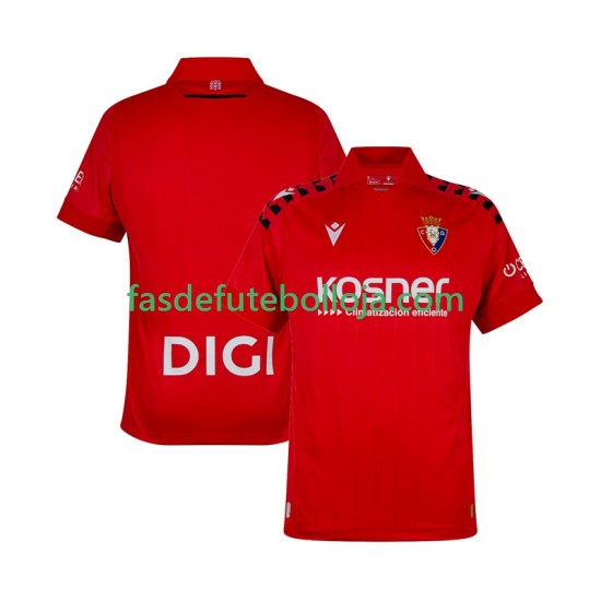 Camisola 1º Equipamento CA Osasuna 2025-2026 Manga Curta ,Homem