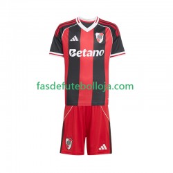 Camisola 2º Equipamento CA River Plate 2025-2026 Manga Curta ,Criança