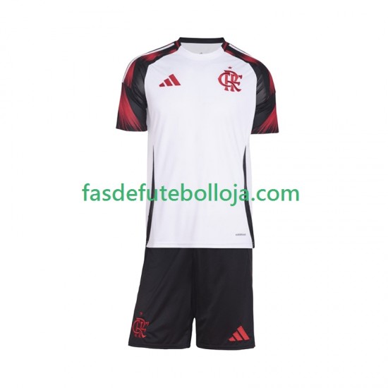 Camisola 2º Equipamento CR Flamengo 2025-2026 Manga Curta ,Criança