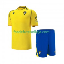 Camisola 1º Equipamento Cádiz CF 2025-2026 Manga Curta ,Criança