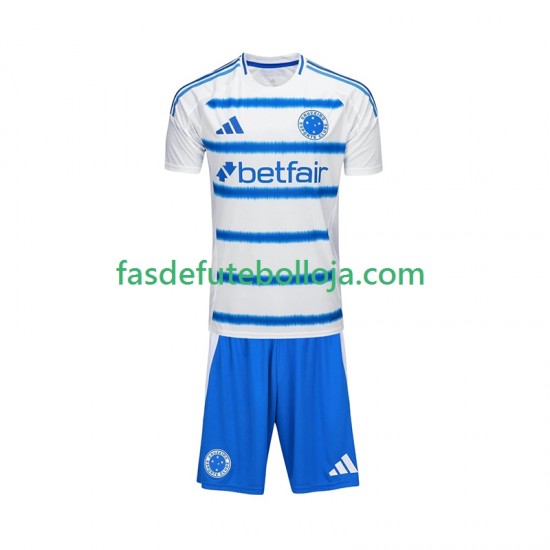 Camisola 2º Equipamento Cruzeiro 2025-2026 Manga Curta ,Criança