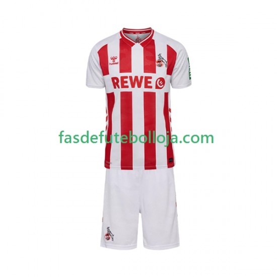 Camisola 1º Equipamento FC Köln 2025-2026 Manga Curta ,Criança
