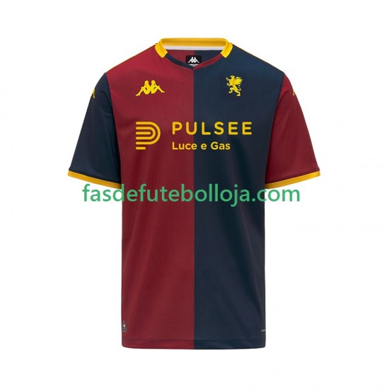 Camisola 1º Equipamento Genoa 2025-2026 Manga Curta ,Homem