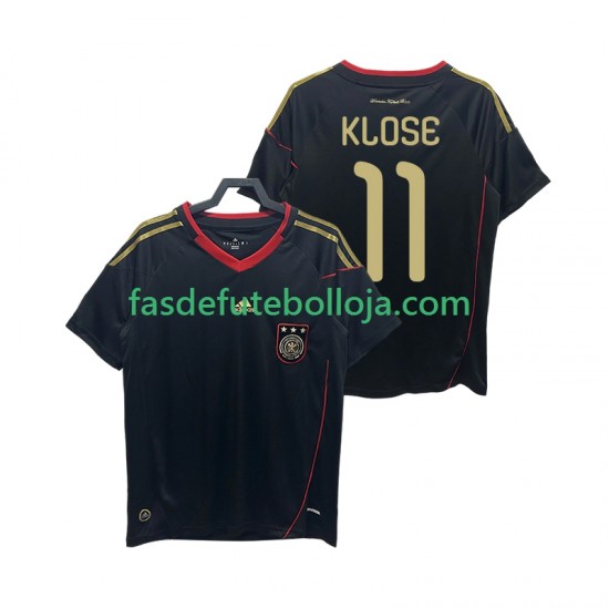 Camisola 2º Equipamento Seleção Alemã KLOSE 11 2010 Manga Curta Retro ,Homem