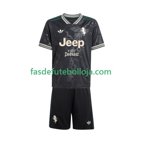 Camisola 3º Equipamento Juventus 2025-2026 Manga Curta ,Criança