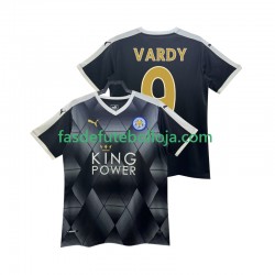 Camisola 2º Equipamento Leicester City VARDY 9 2014 2015 Manga Curta Retro ,Homem