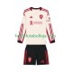 Camisola 2º Equipamento Liverpool 2025-2026 Manga Comprida ,Criança