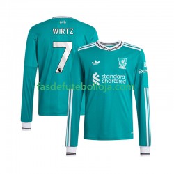 Camisola 3º Equipamento Liverpool Florian Wirtz 7 2025-2026 Manga Comprida ,Homem