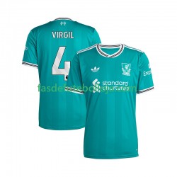 Camisola 3º Equipamento Liverpool Virgil van Dijk 4 2025-2026 Manga Curta ,Homem
