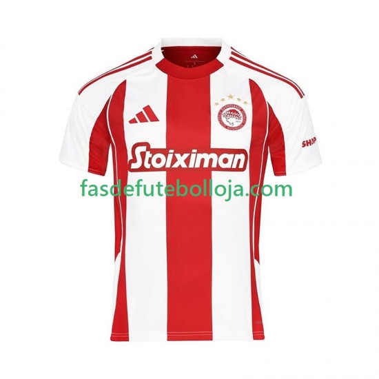 Camisola 1º Equipamento Olympiacos 2025-2026 Manga Curta ,Homem