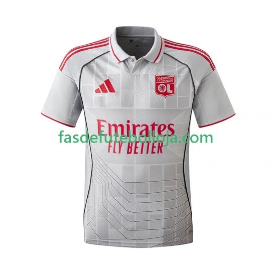 Camisola 3º Equipamento Olympique Lyonnais 2025-2026 Manga Curta ,Homem