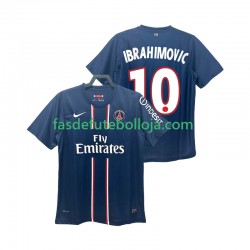 Camisola 1º Equipamento Paris Saint-Germain IBRAHIMOVIC 10 2012 2013 Manga Curta Retro ,Homem