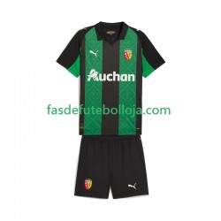 Camisola 2º Equipamento RC Lens 2025-2026 Manga Curta ,Criança