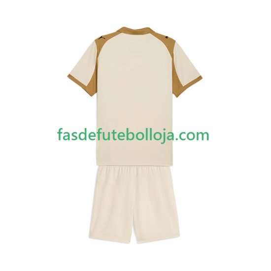 Camisola 3º Equipamento RC Lens 2025-2026 Manga Curta ,Criança