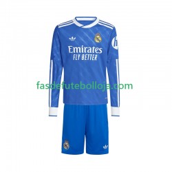 Camisola 3º Equipamento Real Madrid 2025-2026 Manga Comprida ,Criança