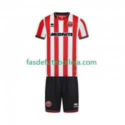 Camisola 1º Equipamento Sheffield United 2025-2026 Manga Curta ,Criança