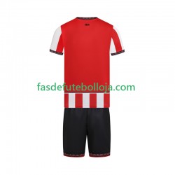 Camisola 1º Equipamento Sheffield United 2025-2026 Manga Curta ,Criança