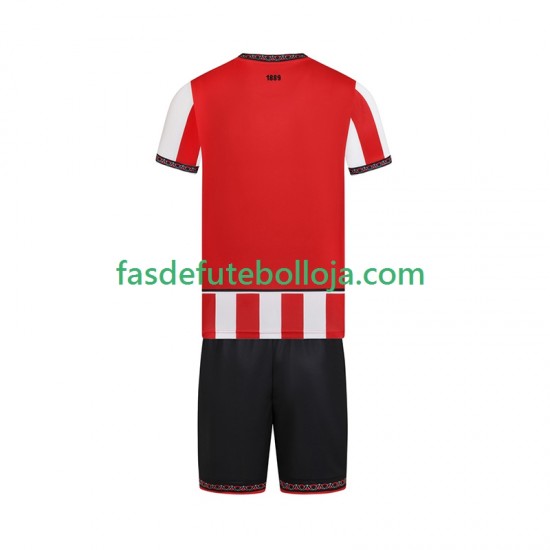 Camisola 1º Equipamento Sheffield United 2025-2026 Manga Curta ,Criança