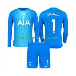 Camisola Guarda-redes 2º Equipamento Tottenham Hotspur Guglielmo Vicario 1 2025-2026 Manga Comprida ,Criança