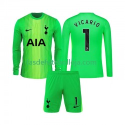 Camisola Guarda-redes 1º Equipamento Tottenham Hotspur Guglielmo Vicario 1 2025-2026 Manga Comprida ,Criança