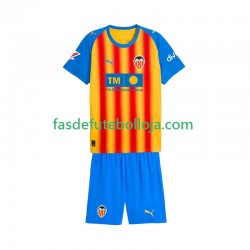Camisola 3º Equipamento Valencia CF 2025-2026 Manga Curta ,Criança