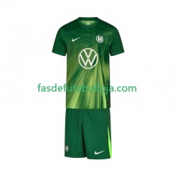 Camisola 1º Equipamento VfL Wolfsburg 2025-2026 Manga Curta ,Criança