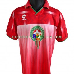 Camisola 1º Equipamento Seleção Marroquina 1994 Manga Curta Retro ,Homem