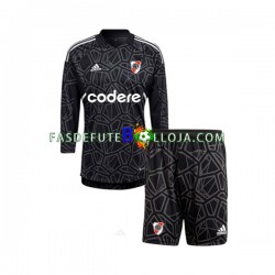 Camisola Guarda-redes 1º Equipamento CA River Plate 2023 Manga Comprida ,Criança