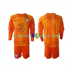 Camisola Guarda-redes 1º Equipamento Chelsea 2022-2023 Manga Comprida ,Criança