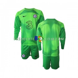 Camisola Guarda-redes 3º Equipamento Chelsea 2022-2023 Manga Comprida ,Criança
