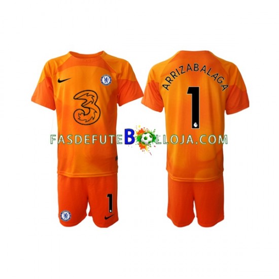 Camisola Guarda-redes 1º Equipamento Chelsea Kepa Arrizabalaga 1 2022-2023 Manga Curta ,Criança Camisola Guarda-redes 1º Equipamento Chelsea Kepa Arrizabalaga 1 2022-2023 Manga Curta ,Criança