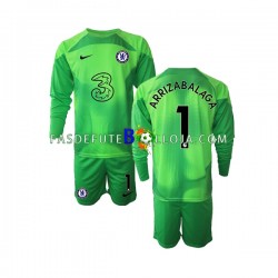 Camisola Guarda-redes 3º Equipamento Chelsea Kepa Arrizabalaga 1 2022-2023 Manga Comprida ,Criança
