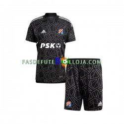 Camisola Guarda-redes 1º Equipamento Dinamo Zagreb 2022-2023 Manga Curta ,Criança