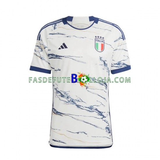 Camisola 2º Equipamento Seleção Italiana 2023 Manga Curta ,Homem