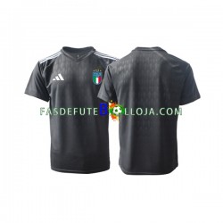 Camisola Guarda-redes 2º Equipamento Seleção Italiana 2023 Manga Curta ,Homem