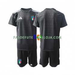 Camisola Guarda-redes 2º Equipamento Seleção Italiana 2023 Manga Curta ,Criança