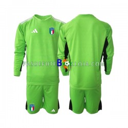 Camisola Guarda-redes 1º Equipamento Seleção Italiana 2023 Manga Comprida ,Criança