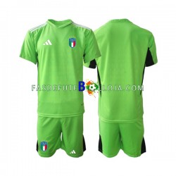 Camisola Guarda-redes 1º Equipamento Seleção Italiana 2023 Manga Curta ,Criança