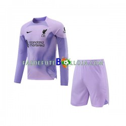 Camisola Guarda-redes 1º Equipamento Liverpool 2022-2023 Manga Comprida ,Criança