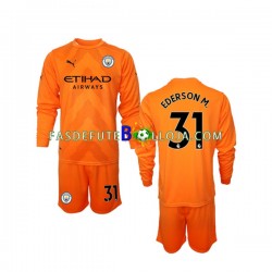 Camisola Guarda-redes 3º Equipamento Manchester City Ederson M 31 2022-2023 Manga Comprida ,Criança