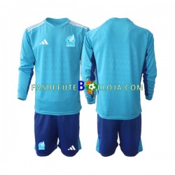 Camisola Guarda-redes 2º Equipamento Seleção Mexicana 2022 Manga Comprida ,Criança