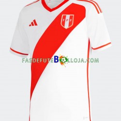 Camisola 1º Equipamento Seleção Peruana 2023 Manga Curta ,Homem