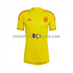 Camisola Guarda-redes 2º Equipamento Seleção Espanhola 2022-2023 Manga Curta ,Homem