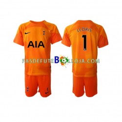 Camisola Guarda-redes 3º Equipamento Tottenham Hotspur Hugo Lloris 1 2022-2023 Manga Curta ,Criança