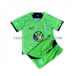 Camisola 1º Equipamento VfL Wolfsburg 2022-2023 Manga Curta ,Criança