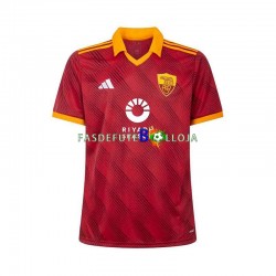 Camisola 4º Equipamento AS Roma 2023-2024 Manga Curta ,Homem