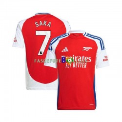 Camisola 1º Equipamento Arsenal Bukayo Saka 7 2024-2025 Manga Curta ,Homem