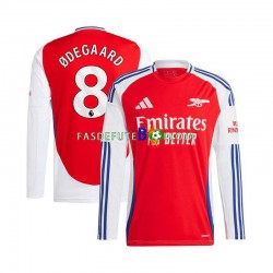 Camisola 1º Equipamento Arsenal Martin Odegaard 8 2024-2025 Manga Comprida ,Homem