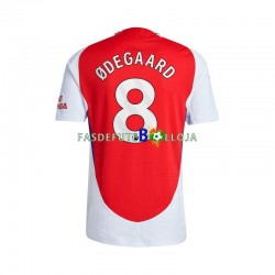 Camisola 1º Equipamento Arsenal Martin Odegaard 8 2024-2025 Manga Curta ,Homem